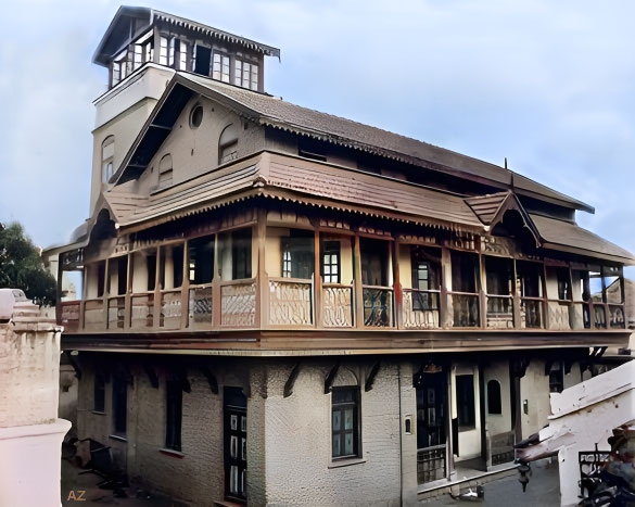 Sarosh Manzil, Ahmednagar, India. Image rendition by Anthony Zois.