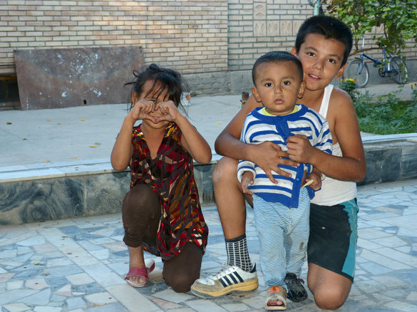 Usbekische Kinder - Buchara - Usbekistan