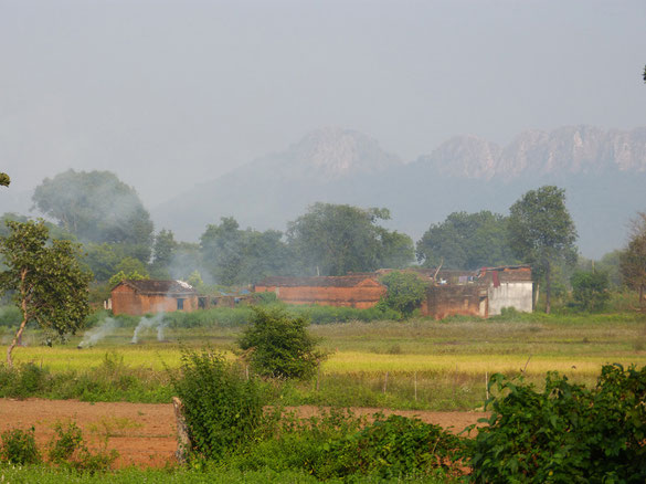 Village Khajudaho - India