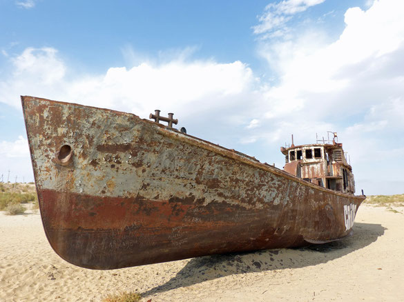 gestrandetes Schiff - Aralsee - Usbekistan