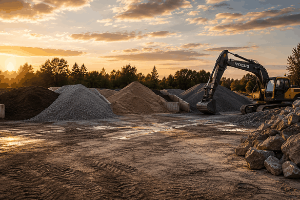 Volvo Bagger Baggerbetrieb Alois Heller