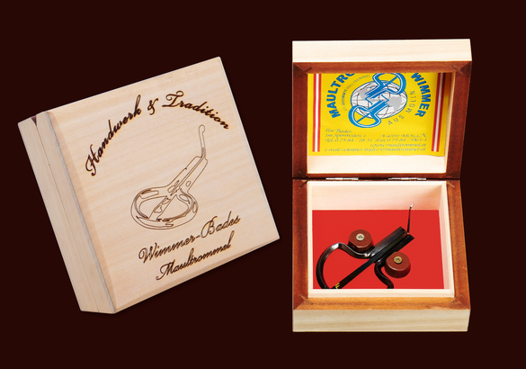 Wimmer-Bades Maultrommel im Holz Etui - Handwerk & Tradition