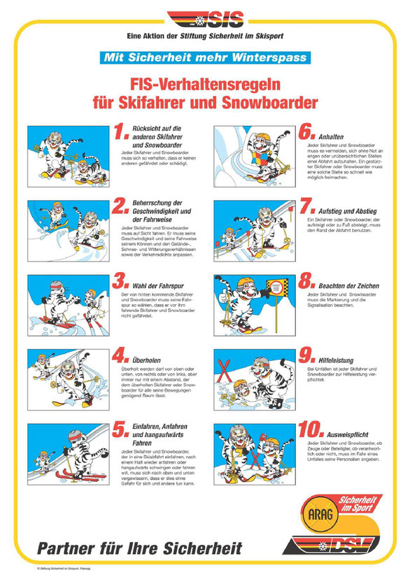 Copyright: Illustrationen Stiftung Sicherheit im Skisport / Infos unter www.ski-online.de 