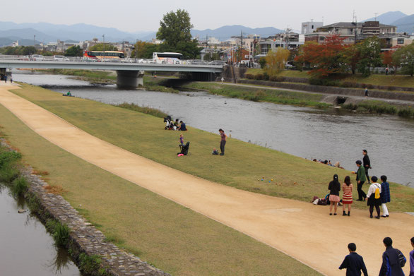 Family Friendly Walks in Kyoto, Japan - Kamo River Walk