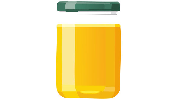 Dessin d'un pot de Miel industriel dans un contenant en plastique