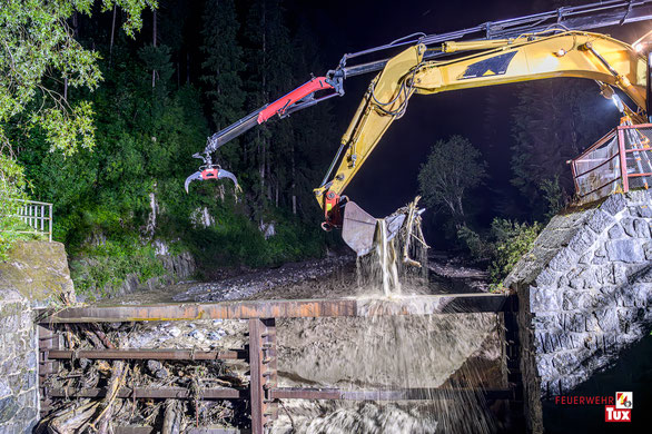 Geschiebebecken Nigglasbach - Vorderlanersbach
