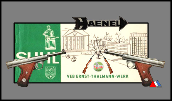 Prospect Service & Werbung Compilatie Haenel Waffen Modell 28R & Modell Haenel 300 (auteur).