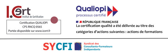 Certification Qualiopi délivrée par I.Cert