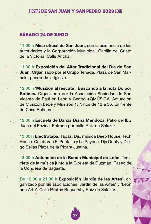 Fiestas de San Juan y San Pedro en LEON