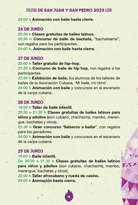 Fiestas de San Juan y San Pedro en LEON