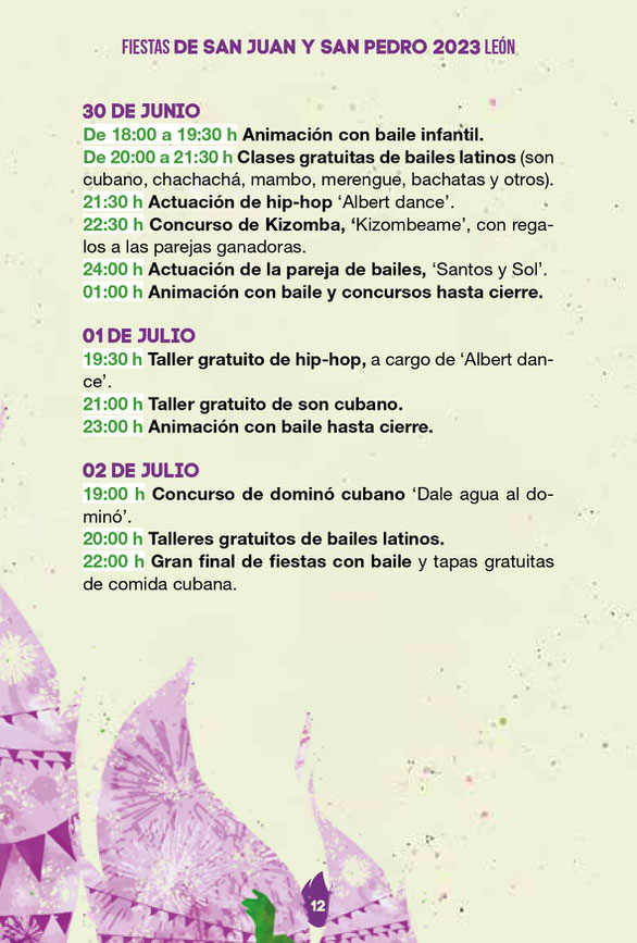 Fiestas de San Juan y San Pedro en LEON