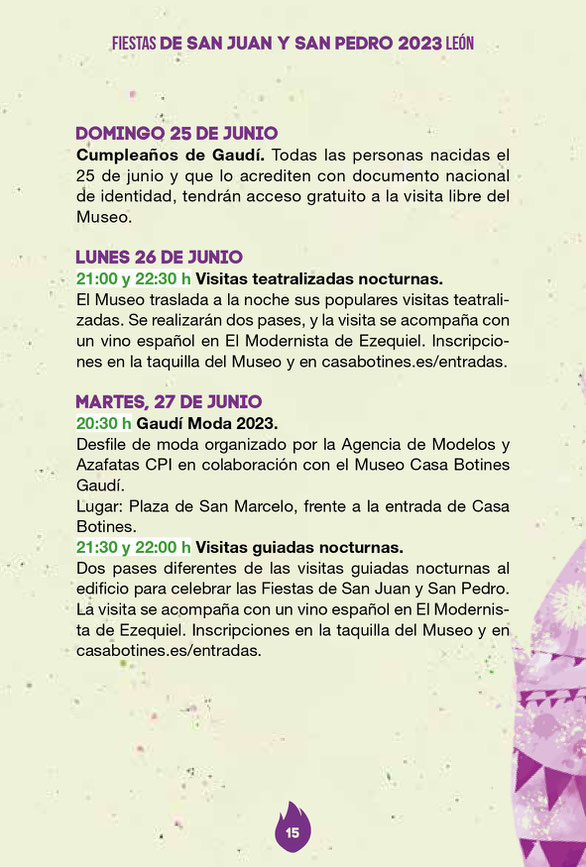 Fiestas de San Juan y San Pedro en LEON