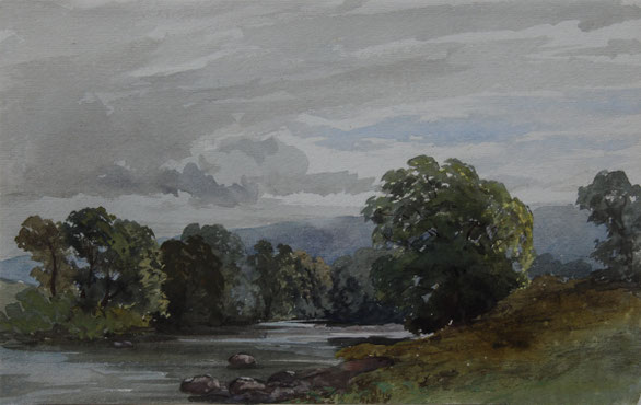 Karl Lang Archiv Büsingen Thomas Burton Watkin Forster TBWF Aquarell watercolor