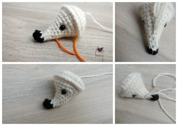 amigurumi crochet  horgolt süni igel 