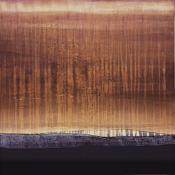 "Die Erde schläft." | aus der Serie: "DIE ERDE." | 120 x 120 cm