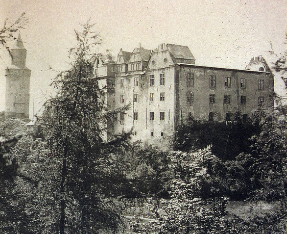 Nach einem Brand ca. 1920