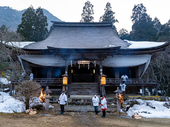 Jingu-ji Temple. This temple enshrines both Buddhist statues and Shinto deities.