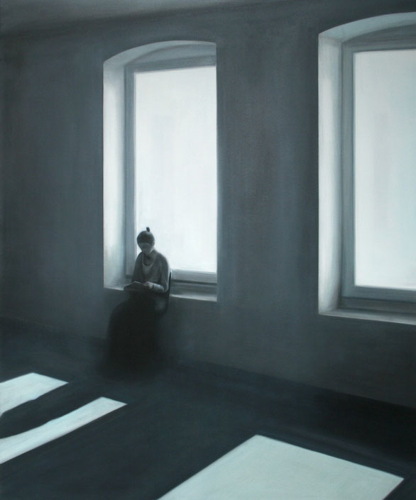 Stillstand 180x150cm 2009 oil on canvas