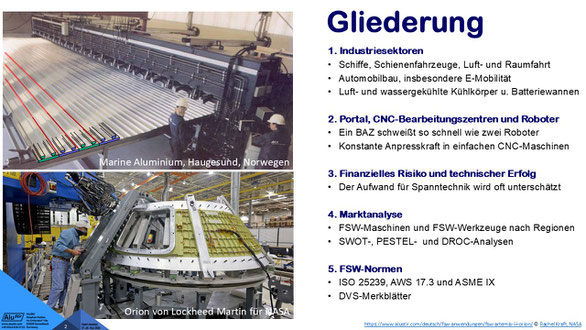 FSW-Werkzeuge: Die Profilierung erzeugt den Materialfluss. Die meisten FSW-Werkzeuge werden aus dem Warmarbeitsstahl 1.2344 hergestellt. Der Schweißstift ist nur etwas kürzer als die Blechdicke oder die gewünschte Einschweißtiefe