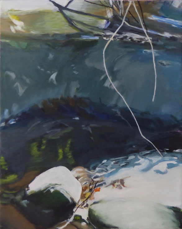 Lichtbringer 2015 100 x 80 cm Öl / Leinwand