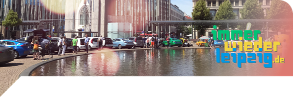Elektromobilität in Leipzig - Foto: Lipsia-e-motion 2017 auf dem Augustusplatz