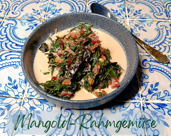 Rahmgemüse mit Mangold schmeckt pur oder als Beilage