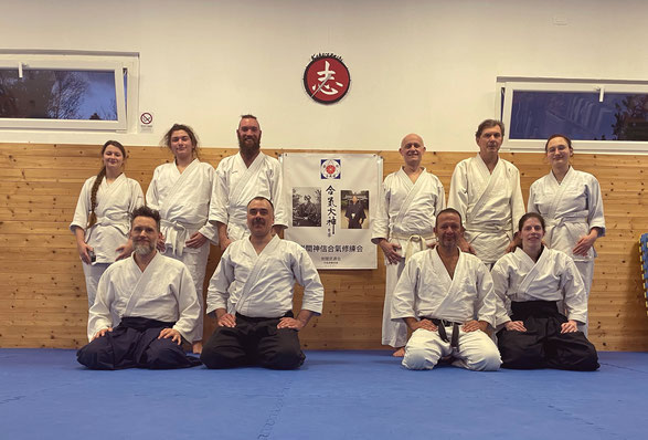 Foto di gruppo dei partecipanti alla fine del keiko