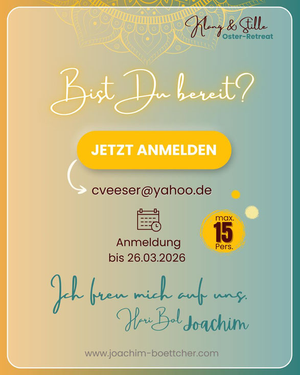 Klang und Stille Oster Retreat 2026