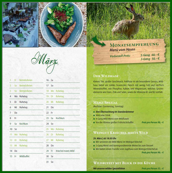 Slow Food Weinachten Wildfleisch 