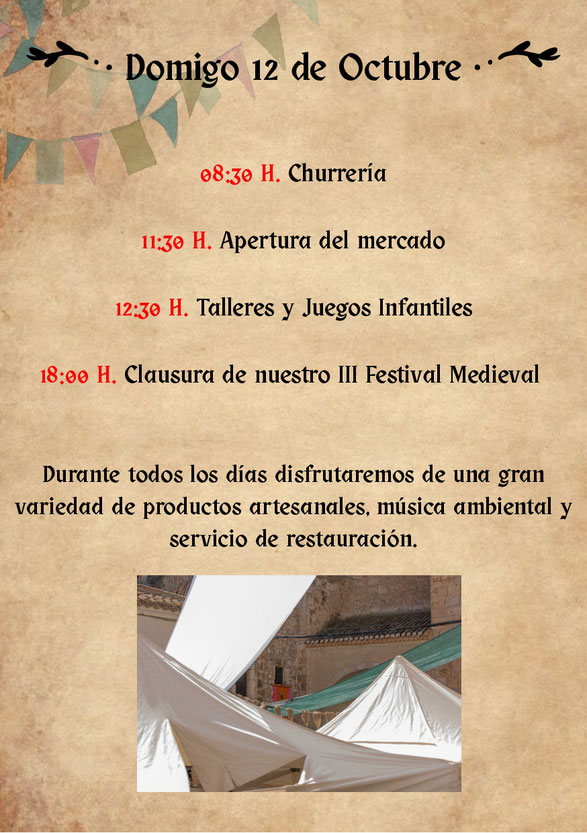 Programa del Festival Medieval de Jorquera