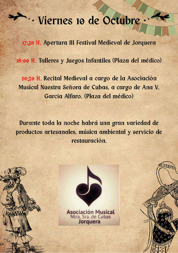 Programa del Festival Medieval de Jorquera