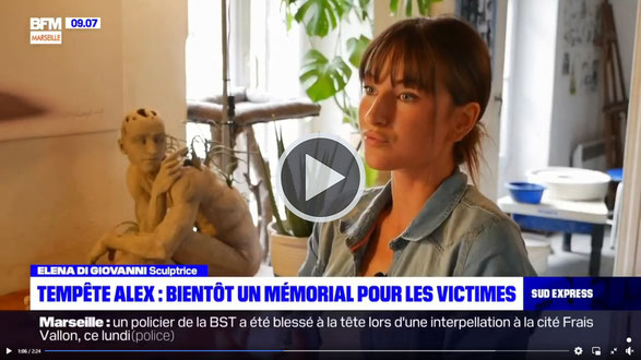 Interview Elena Di Giovanni sculpture monument mémoriel memorial tende hommage tempete alex bronze art 