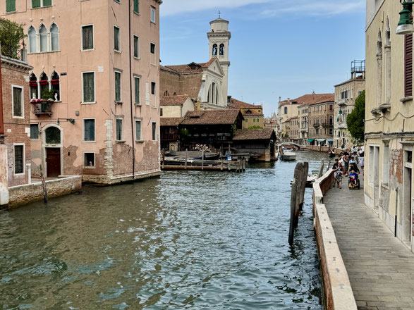 Kanal Rio di San Trovaso mit der alten Gondel-Werft