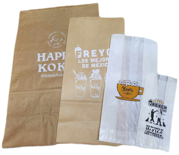 BOLSA GLASSIN Y TIPO KRAFT