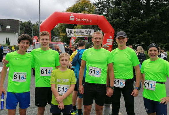 Teilnehmer beim Staffelmarathon in Waldbreitbach