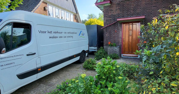 Woningontruiming regionaal door Ruttenberg Ontruimingen bij vrijstaande woning