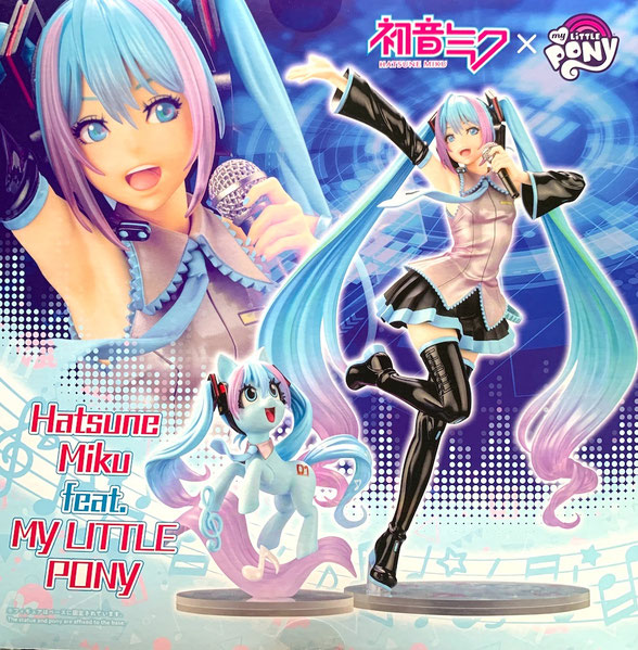 Hatsune Miku Bishoujo 1/7 Mein kleines Pony feat. Anime Statue 22cm Kotobukiya