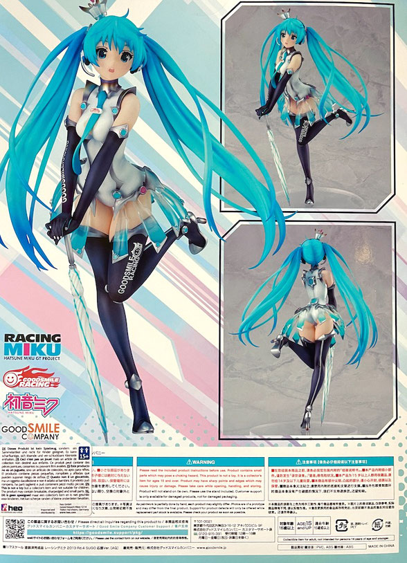 Racing Miku 2013 Rd. 4 Sugo Support Ver. [AQ] 1/7 Hatsune Miku GT Project Anime Statue 25cm Good Smile Company