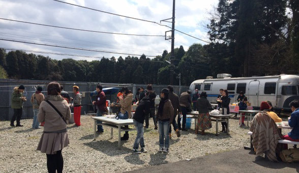 千葉県の印西市にあるユタカファームのキャンプ会場