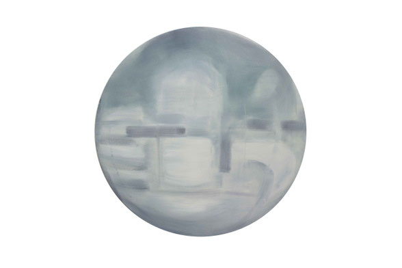sphere 02 40x40cm 2016 oil on canvas 