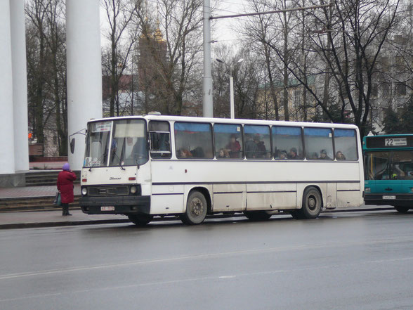 Городской автобус большого класса Ikarus 260.43. Витебск. 12/01/2007