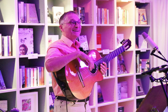 Lesung mit Musik im Syker Cafè Seitenblick, 1.10.2019