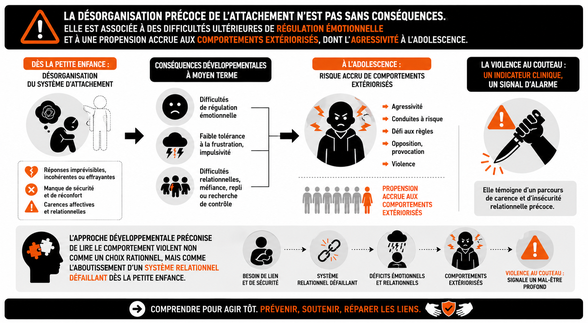 Violence au couteau : symptôme d’une enfance abîmée