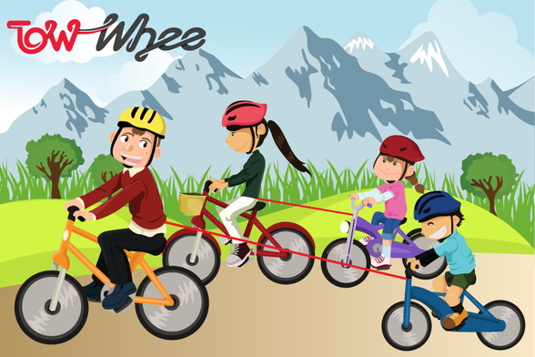 Abschleppseil Fahrrad Kinder, Eltern Kind Zugseil Rot mit Fahrrad  Dreiecktasche Tow Rope Bike MTB Abschleppseil Elastisch Abschleppseil  Tragfähigkeit
