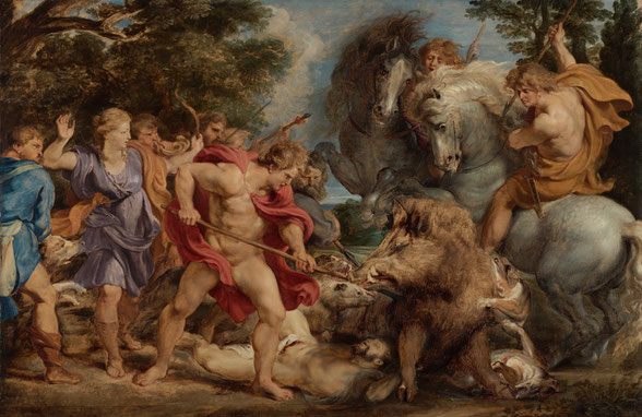 The Calydonian Board Hunt by Peter Paul Rubens