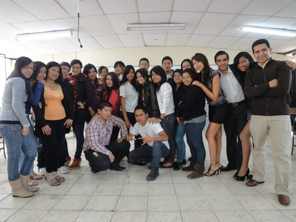 English is fun. Some of my students at UTN University.