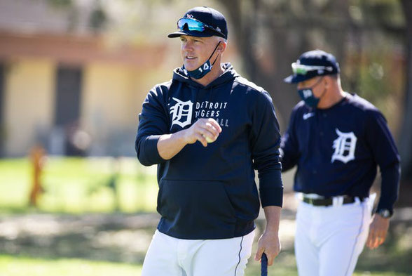 Nella foto AJ Hinch (ALLISON FARRAND DETROIT TIGERS)