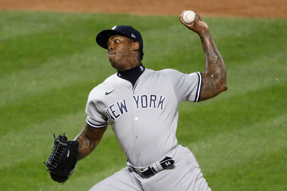 Aroldis Chapman (Charles Wenzelberg/New York Post)