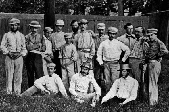 St. George Cricket Club a Hoboken, New Jersey, 1861. (Foto da SABR.org)