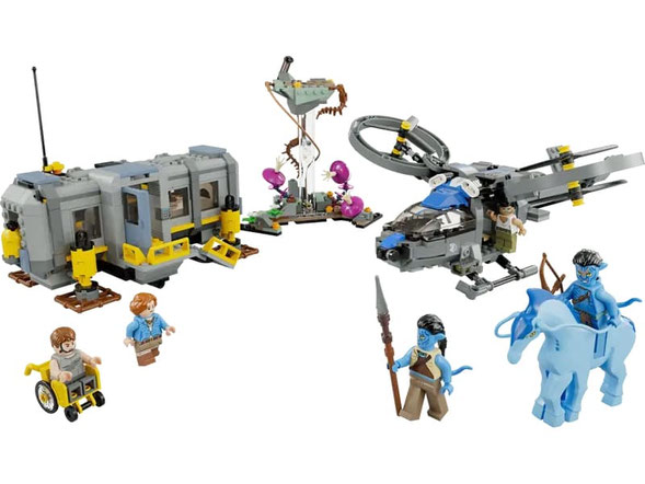 Im Paket Lego Avatar 75573 Schwebende Berge sind 887 Einzelteile enthalten.